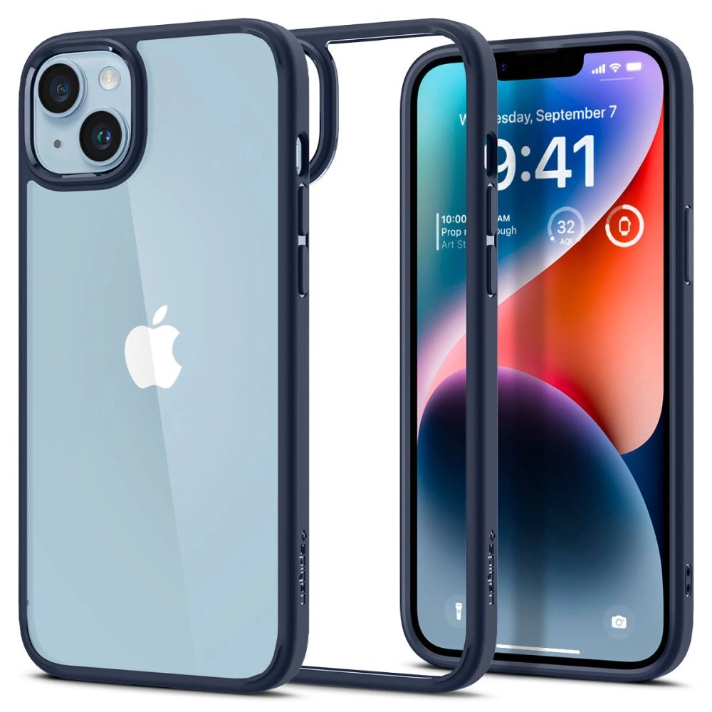 Spigen Ultra Hybrid iPhone 14 Plus Case - Blueeng