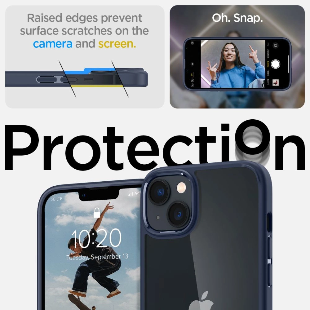 Spigen Ultra Hybrid iPhone 14 Plus Case - Blueeng