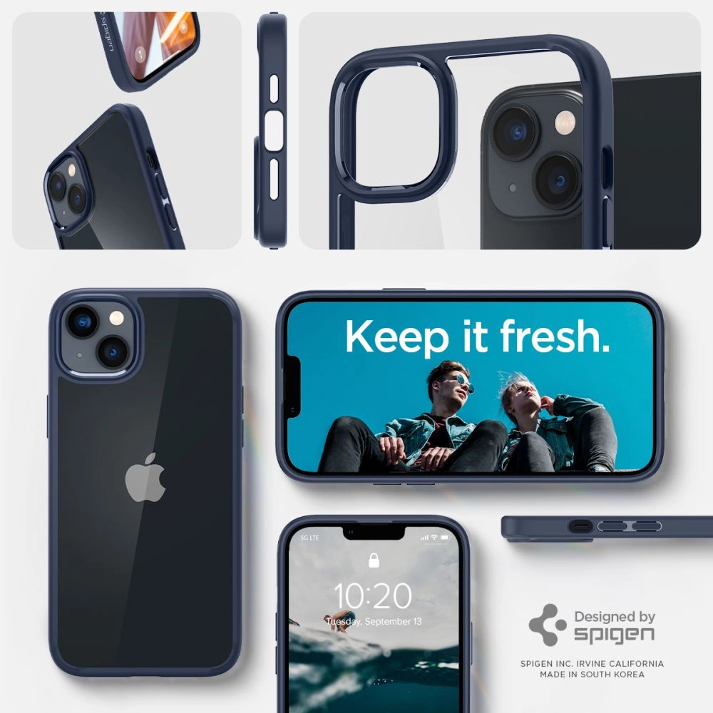 Spigen Ultra Hybrid iPhone 14 Plus Case - Blueeng