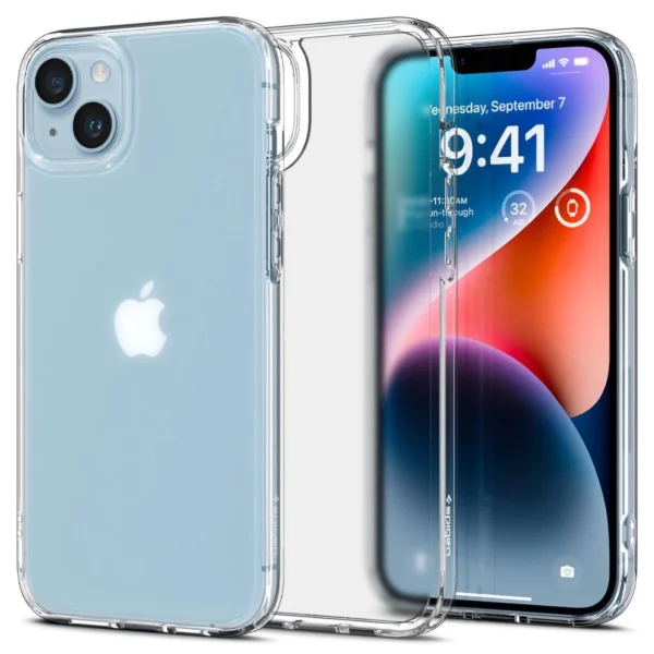 Spigen Ultra Hybrid iPhone 14 Plus Case - Matte Cleareng