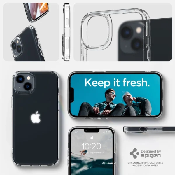 Spigen Ultra Hybrid iPhone 14 Plus Case - Matte Cleareng