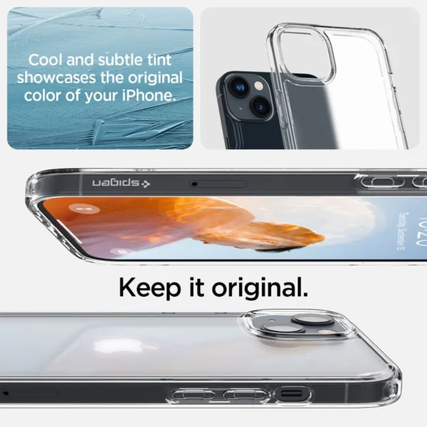 Spigen Ultra Hybrid iPhone 14 Plus Case - Matte Cleareng