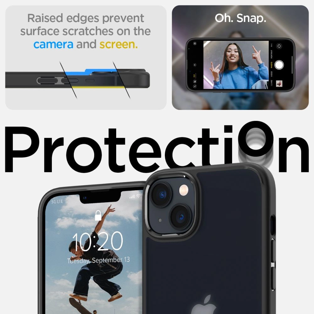 Spigen Ultra Hybrid iPhone 14 Plus Case - Matte Blackeng