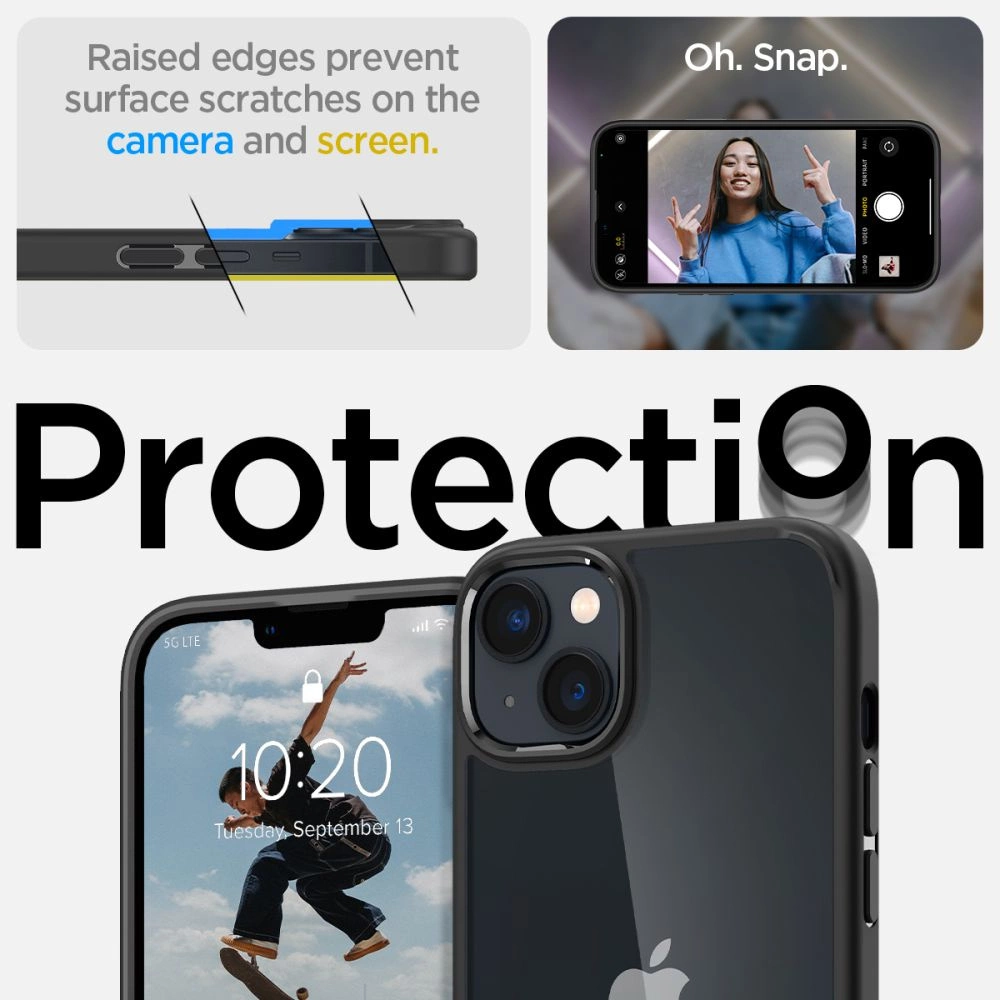 Spigen Ultra Hybrid iPhone 14 Case - Matte Blackeng