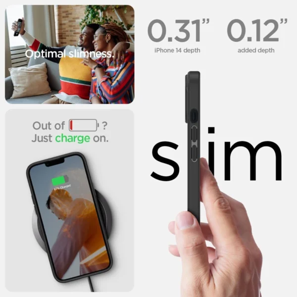 Spigen Ultra Hybrid iPhone 14 Case - Matte Blackeng