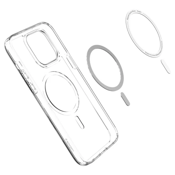 Spigen Ultra Hybrid Mag Case with MagSafe for iPhone 14 Pro - Clear/Whiteeng