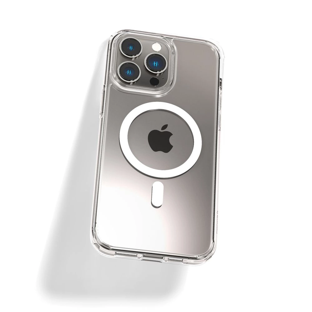 Spigen Ultra Hybrid Mag Case with MagSafe for iPhone 14 Pro - Clear/Whiteeng