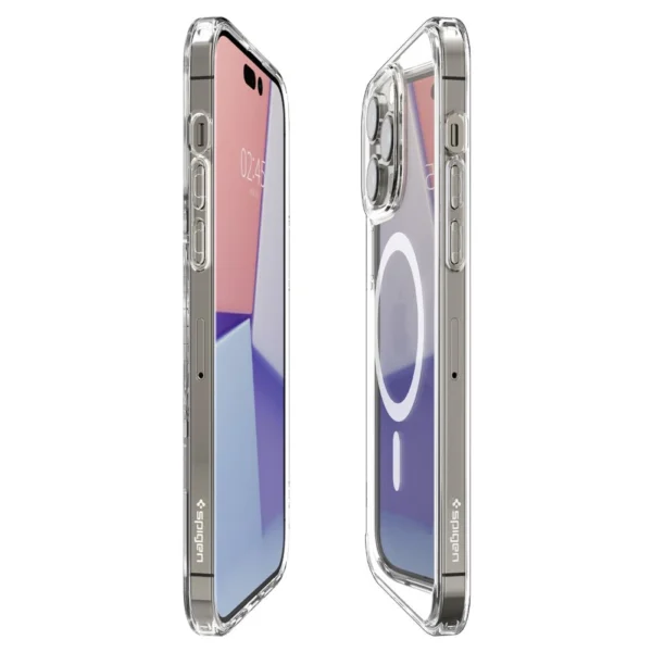 Spigen Ultra Hybrid Mag Case with MagSafe for iPhone 14 Pro Max - Clear/Whiteeng