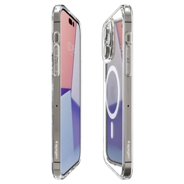 Spigen Ultra Hybrid Mag Case with MagSafe for iPhone 14 Pro Max - Clear/Whiteeng