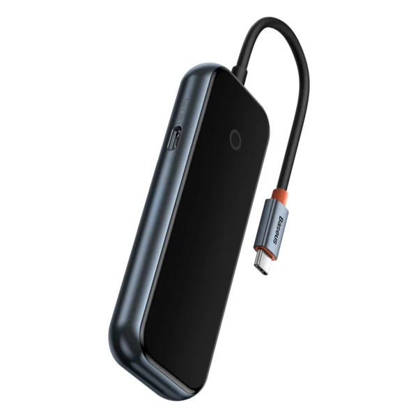 Baseus AcmeJoy HUB 4-port (USB-C to 1x USB-C PD&Data/3x USB3.0) dark gray (WKJZ010013)eng