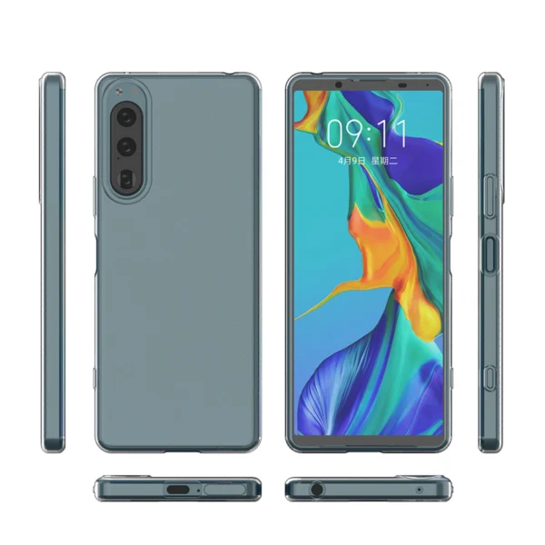 Ultra Clear 0.5mm case for Sony Xperia 5 IV thin cover transparenteng