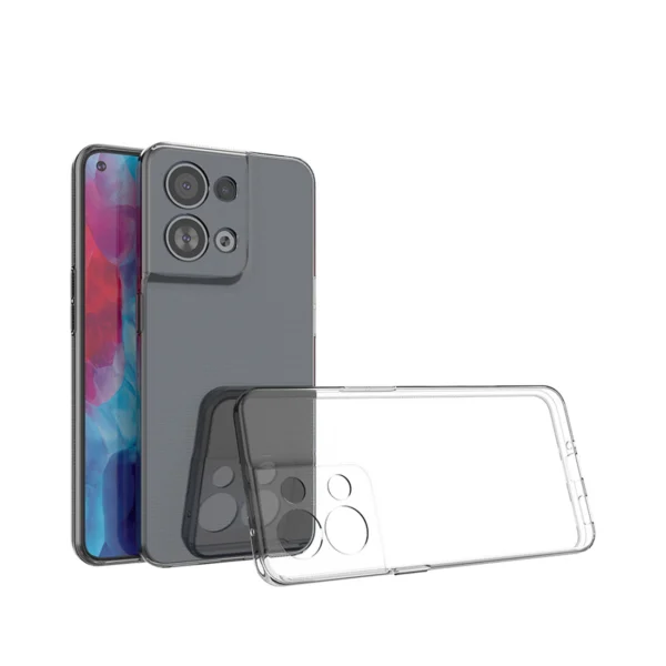 Ultra Clear 0.5mm case for Oppo Reno 8 thin cover transparenteng