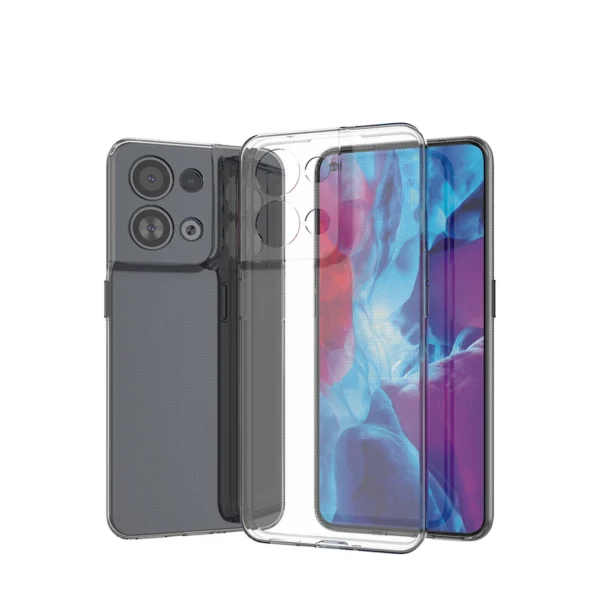 Ultra Clear 0.5mm case for Oppo Reno 8 thin cover transparenteng