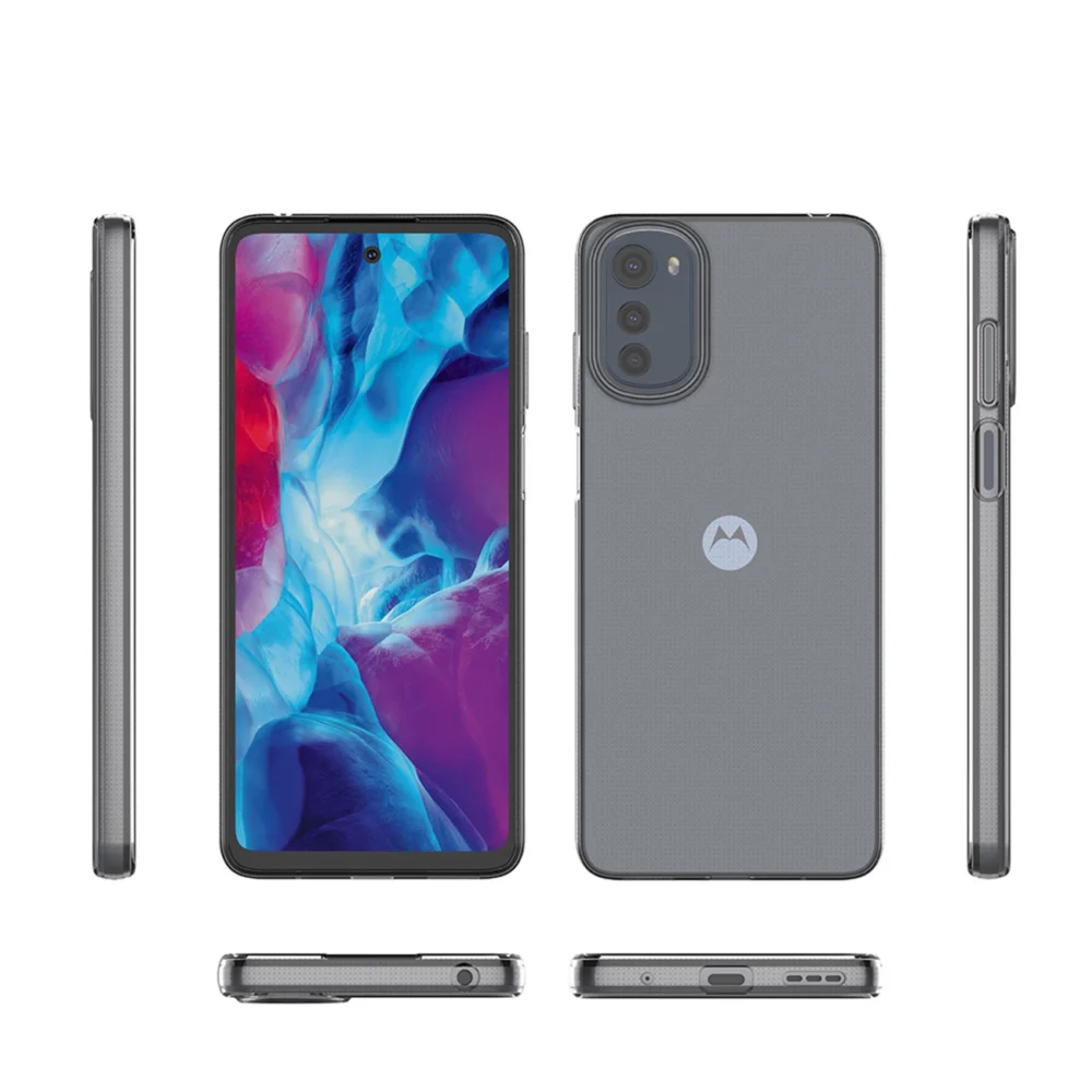 Ultra Clear 0.5mm case for Motorola Moto E32 thin cover transparenteng