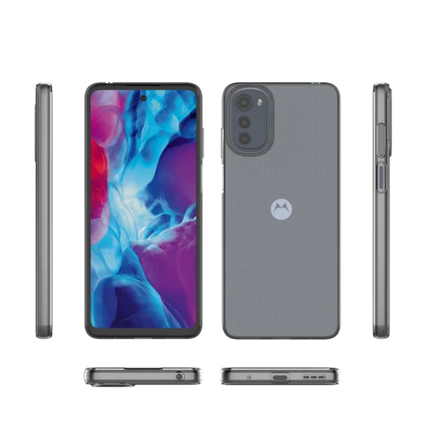 Ultra Clear 0.5mm case for Motorola Moto E32 thin cover transparenteng