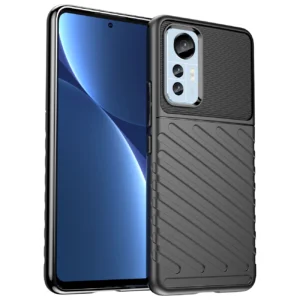 Thunder Case case for Xiaomi 12 Lite silicone armor case blackeng