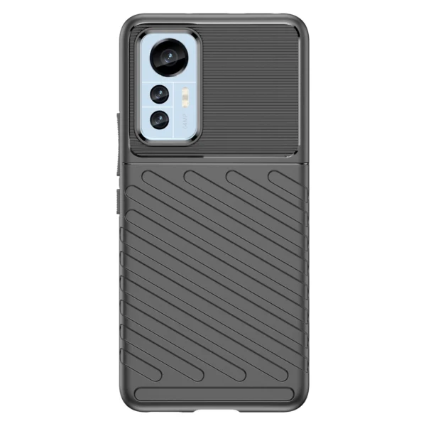 Thunder Case case for Xiaomi 12 Lite silicone armor case blackeng