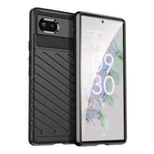 Thunder Case case for Google Pixel 6a silicone armor case blackeng