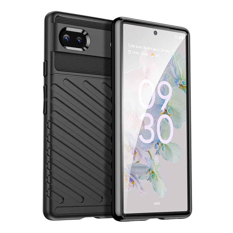Thunder Case case for Google Pixel 6a silicone armor case blackeng
