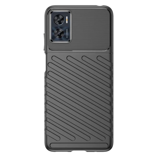 Thunder Case case for Motorola Moto E32 silicone armor case blackeng