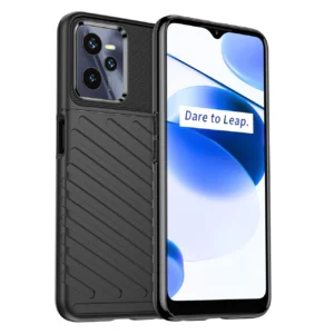 Thunder Case case for Realme C35 silicone armor case blackeng