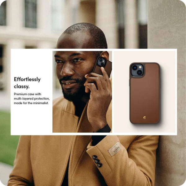 Spigen Cyrill Kajuk Mag Case with MagSafe for iPhone 14 Plus - Browneng