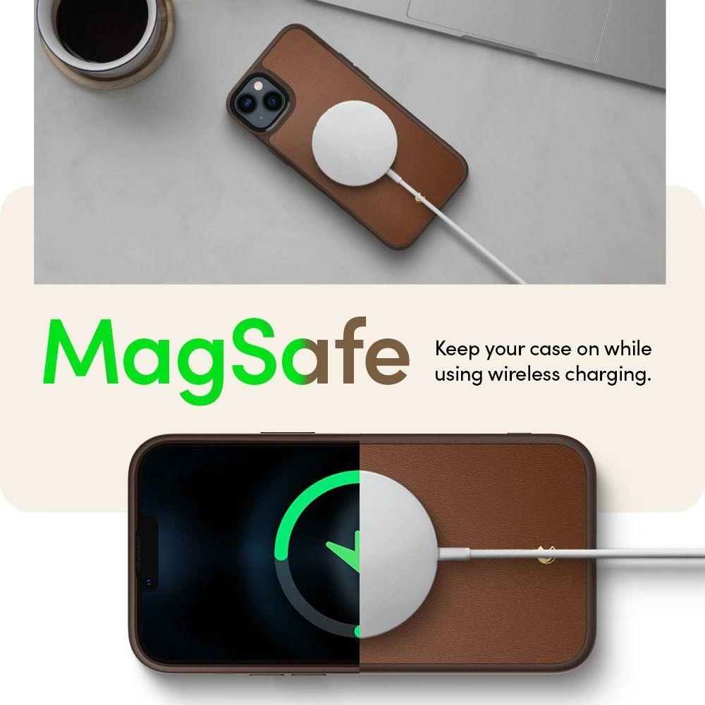 Spigen Cyrill Kajuk Mag Case with MagSafe for iPhone 14 Plus - Browneng