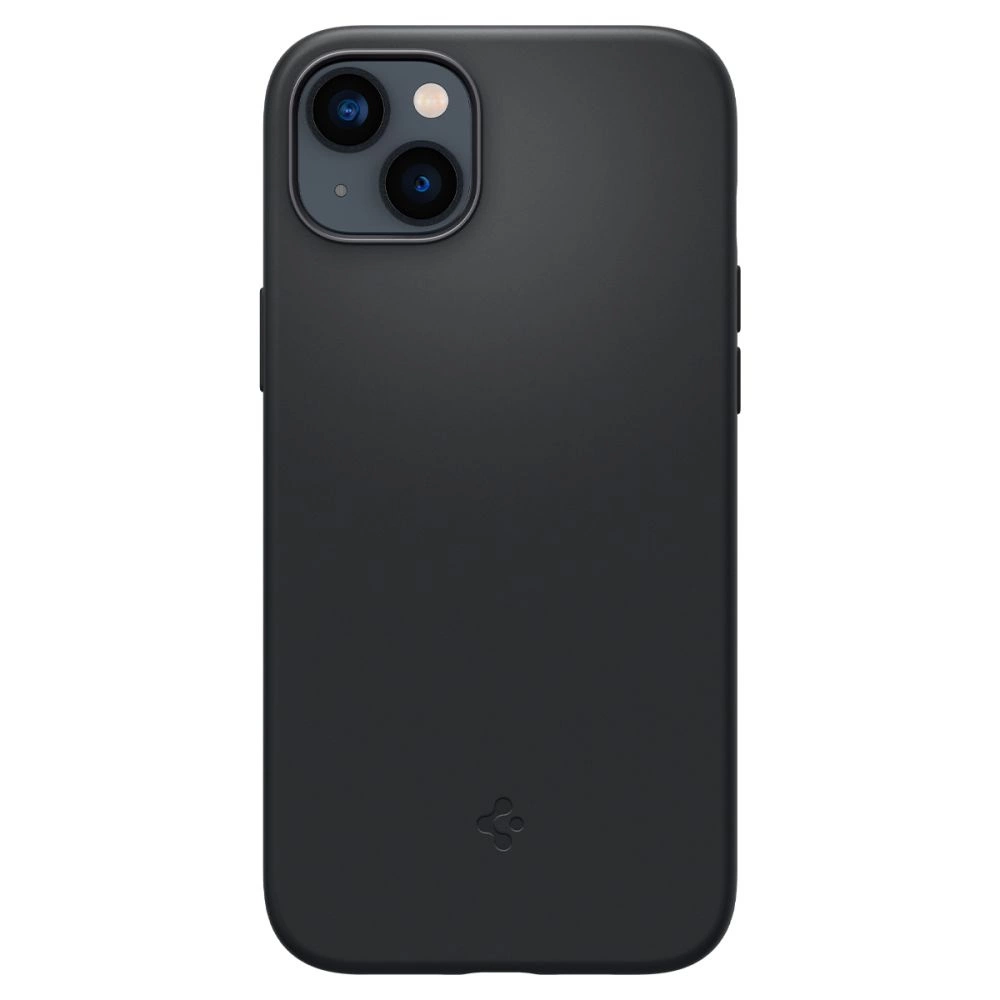 Spigen Silicone Fit Mag Case with MagSafe for iPhone 14 Plus - Blackeng