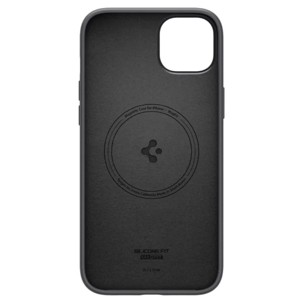 Spigen Silicone Fit Mag Case with MagSafe for iPhone 14 Plus - Blackeng