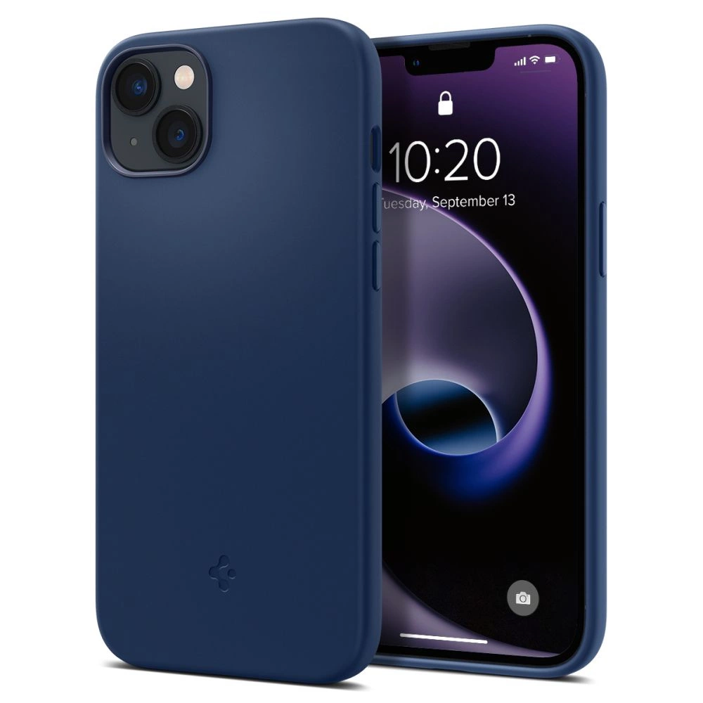 Spigen Silicone Fit Mag Case with MagSafe for iPhone 14 Plus - Blueeng