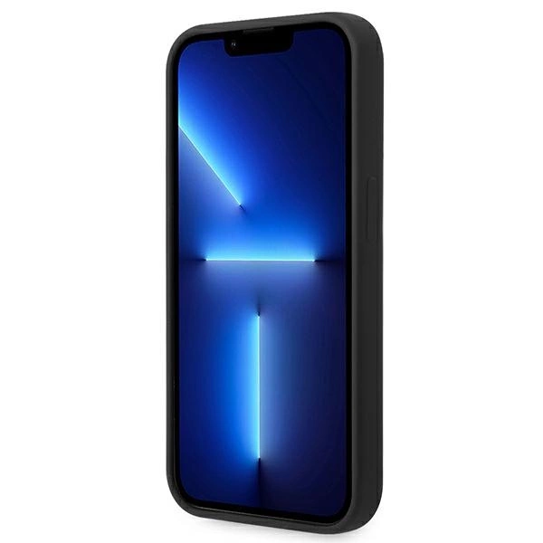 Etui BMW BMHCP14XSILBK iPhone 14 Pro Max 6,7" czarny/black Silicone Metal Logoeng