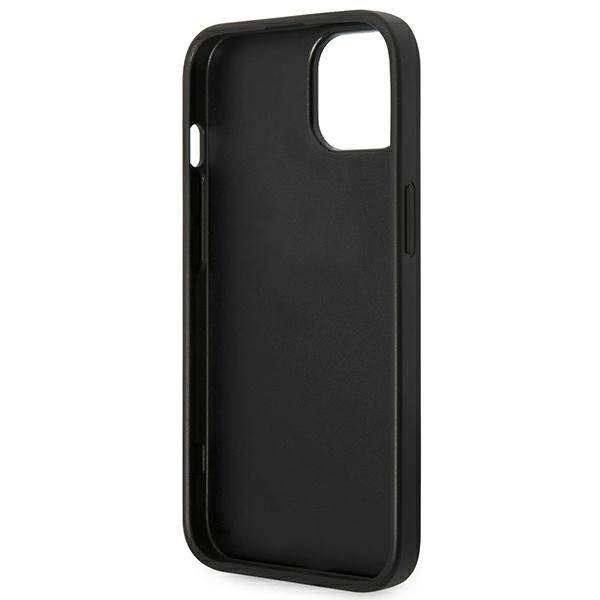 Guess GUHCP14SG4GFGR iPhone 14 6,1" szary/grey hard case 4G Metal Gold Logoeng
