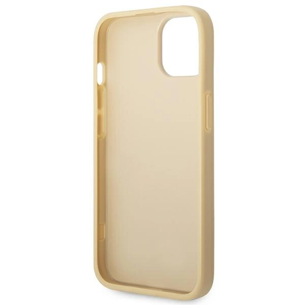 Guess GUHCP14MHGGSHD iPhone 14 Plus 6,7" złoty/gold hard case Glitter Scripteng