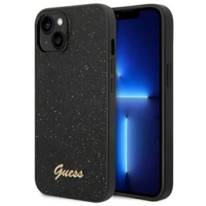Guess GUHCP14MHGGSHK iPhone 14 Plus 6,7" czarny/black hard case Glitter Scripteng