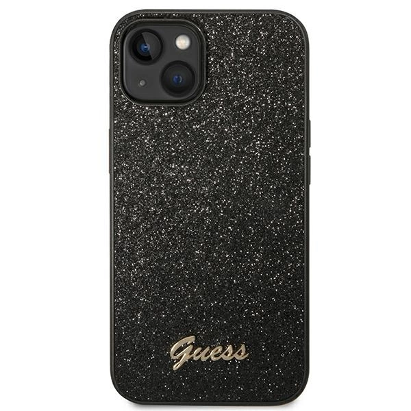 Guess GUHCP14MHGGSHK iPhone 14 Plus 6,7" czarny/black hard case Glitter Scripteng