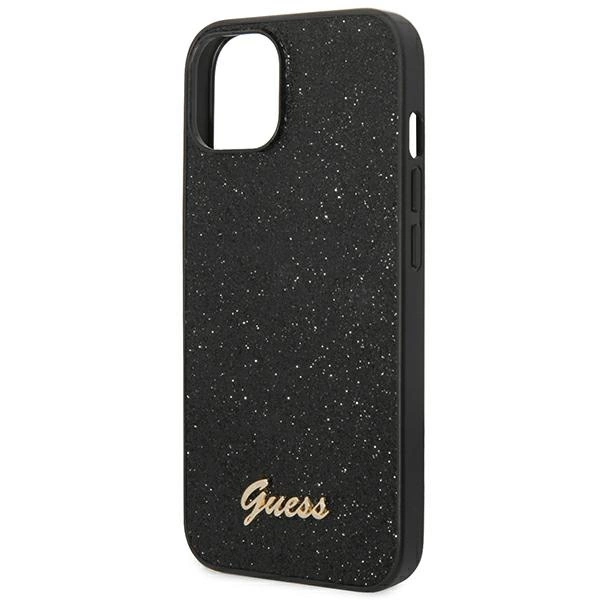 Guess GUHCP14MHGGSHK iPhone 14 Plus 6,7" czarny/black hard case Glitter Scripteng
