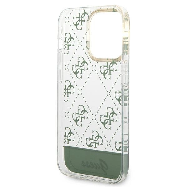 Guess GUHCP14XHG4MHA iPhone 14 Pro Max 6,7" khaki hardcase 4G Pattern Scripteng