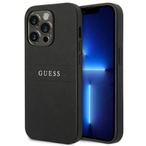 Guess GUHCP14LPSASBBK iPhone 14 Pro 6,1" czarny/black Saffiano Strapeng