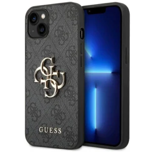 Guess GUHCP14S4GMGGR iPhone 14 6,1" szary/grey hardcase 4G Big Metal Logoeng
