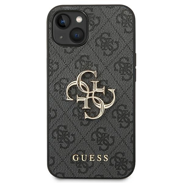 Guess GUHCP14S4GMGGR iPhone 14 6,1" szary/grey hardcase 4G Big Metal Logoeng