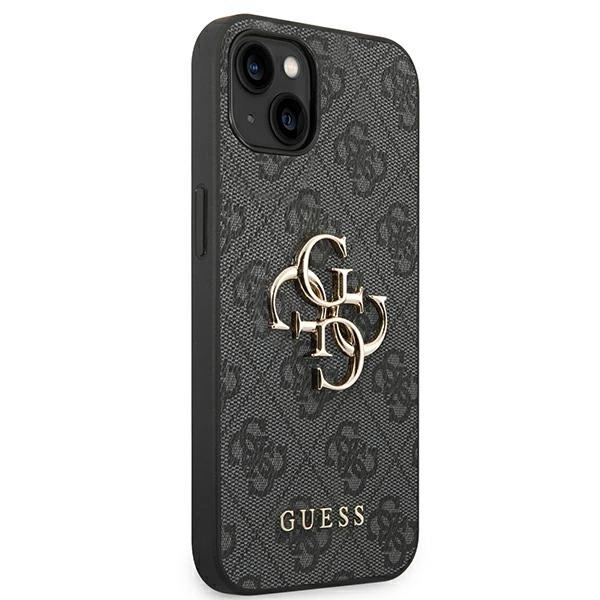 Guess GUHCP14S4GMGGR iPhone 14 6,1" szary/grey hardcase 4G Big Metal Logoeng