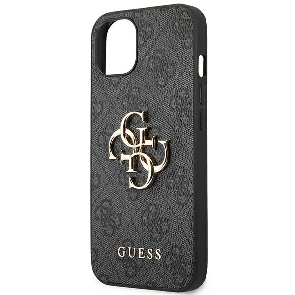 Guess GUHCP14S4GMGGR iPhone 14 6,1" szary/grey hardcase 4G Big Metal Logoeng