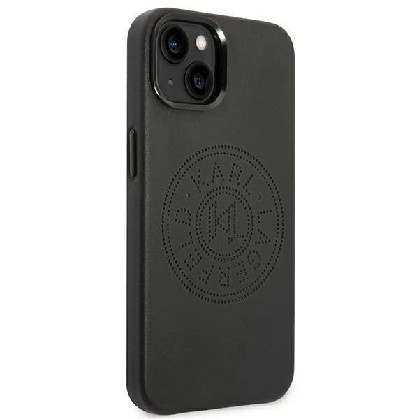 Karl Lagerfeld KLHCP14MFWHK iPhone 14 Plus 6,7" hardcase czarny/black Leather Perforated Logoeng