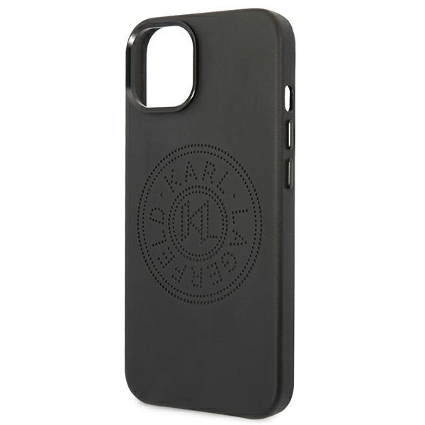 Karl Lagerfeld KLHCP14MFWHK iPhone 14 Plus 6,7" hardcase czarny/black Leather Perforated Logoeng