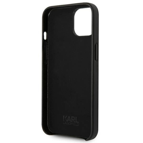 Karl Lagerfeld KLHCP14MFWHK iPhone 14 Plus 6,7" hardcase czarny/black Leather Perforated Logoeng