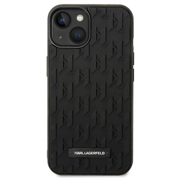 120817_3 Karl Lagerfeld KLHCP14MRUPKLPK iPhone 14 Plus 6,7" hardcase czarny/black 3D Monogrameng