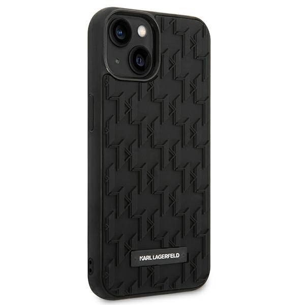 120817_4 Karl Lagerfeld KLHCP14MRUPKLPK iPhone 14 Plus 6,7" hardcase czarny/black 3D Monogrameng