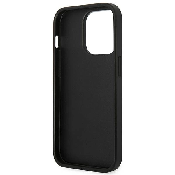 Karl Lagerfeld KLHCP14XSAPKHK iPhone 14 Pro Max 6,7" czarny/black hardcase Saffiano Karl's Head Patcheng