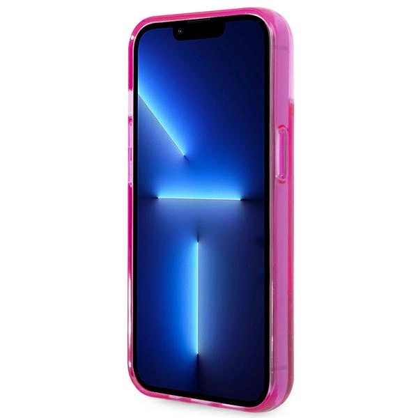 Karl Lagerfeld KLHCP14SLCKVF iPhone 14 6,1" różowy/pink hardcase Liquid Glitter Elongeng