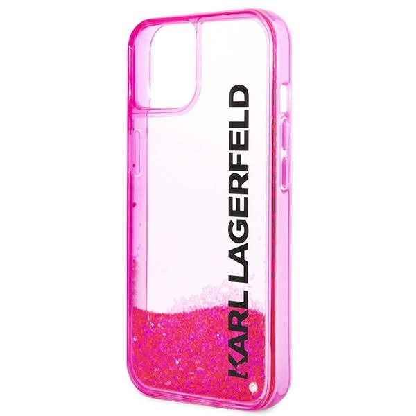 Karl Lagerfeld KLHCP14SLCKVF iPhone 14 6,1" różowy/pink hardcase Liquid Glitter Elongeng